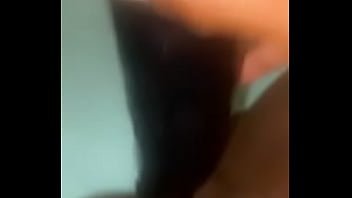 Black Slut Play With Big Black Dildo! Pretty Pussy