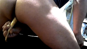 Stretching My Asshole With Yellow Squash