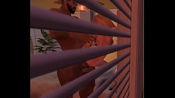 Spying On Cam Thru Bedroom Window