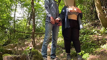 Milf With Natural Big Boobs Made Me Cum In Nature