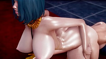 Egyptian Babes Get Their Tight Pussies Stretched