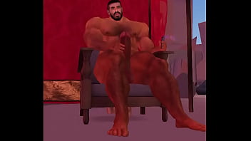 Cam Heyward Rubs One Out Watching Porn