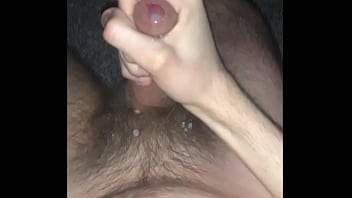 Hairy Skinny Twink Solo Cumshot
