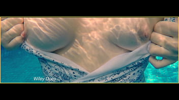 Preview - Wife Swimming In The Hotel Pool In A Hot One Piece