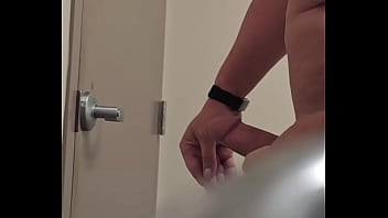 Rubbing One Off In The Bathroom Alot Of Cum