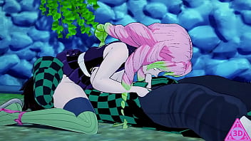 Tanjiro Mitsuri Kanroji Kimetsu No Yaiba Hentai Videos Have Sex Blowjob Handjob Horny And Cumshot Gameplay Porn Uncensored... Thereal3dstories..3