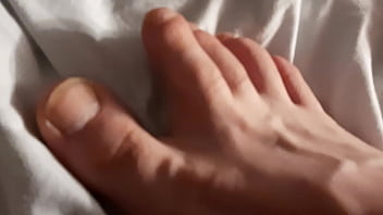 Young Gay Man Play With His Big Fetish Feet