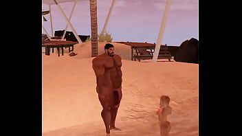 Beach Encounter With Megahunk Cam Heyward