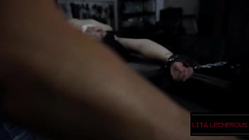 Bound And Tape Gagged Submissive Is Caned And Vibrated