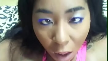 Sexy Mixed Milf Half Ebony _ Half Asian Gets Fucked Cross Eyed By The Italian Pound Machine