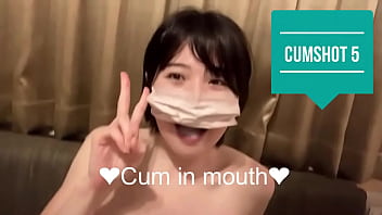 12 shots of cum in mouth!