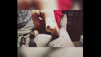 Sissy In Nylon Feels Horny