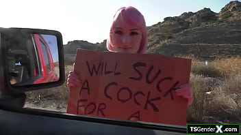 Ts Hitchhiker Claire Tenebrarum Gives Bj