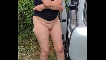 Undressing In Church Carpark