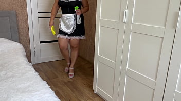 Step Sister With Big Boobs In Maid Outfit Got My Cock In Tight Pussy