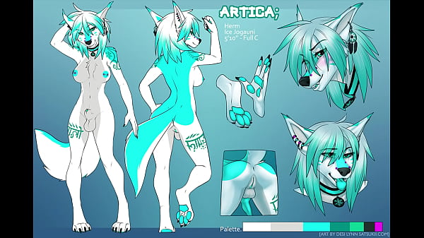[furry] Artica Sparkle Herm Compilation