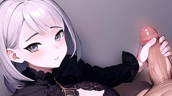 Anime Girl Jerking Off A Big Cock In Pov