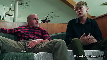 Old Stepbrother Anal Fucks Young One From Behind