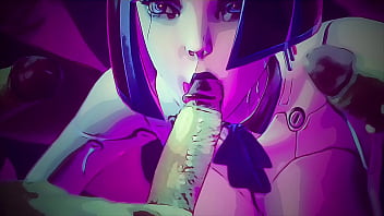 Blue-haired Shmara Sucked Dick Juicy