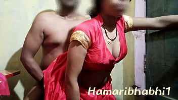 Indian Village Wife Fucked In Hot Red Saree.