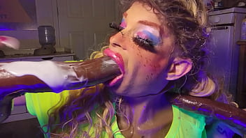 Bbc Bimbo Bimbogiga Deepthroat Machine Blowjob Training Interracial Sloppy Gagging