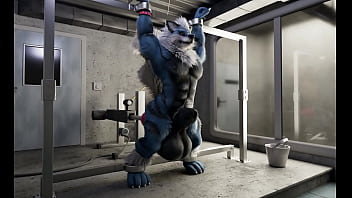 Furry Uses A Fuck Machine