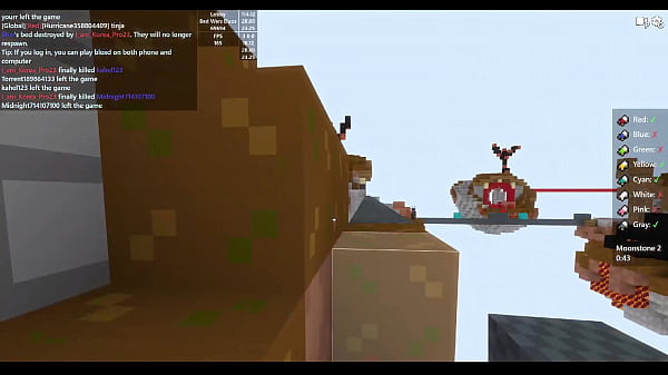Bloxd.io Winning Bedwars No Weapons