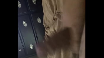 Stroking My Large Latin Cock