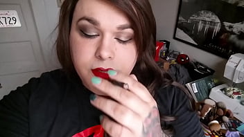 Trans Cutie Smoking (non-nude)