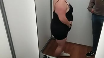 Sexy Bbw In A Store' Dressing Room