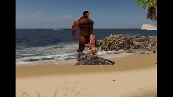 Huge Hunk Cam Heyward Fucking A Beach Bimbo