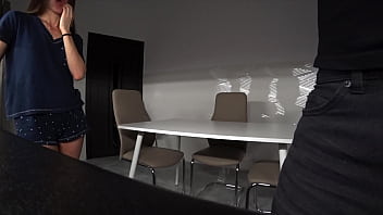 Real Cheating. Wife Fucks In The Kitchen With Her Husband' Friend While He' Not At Home. Taboo