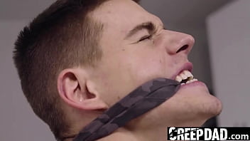 Young Stepson Getting Dominated By His Muscle Stepdaddy - Creepdad