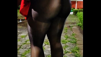 Nalgona Teen Medias Negras