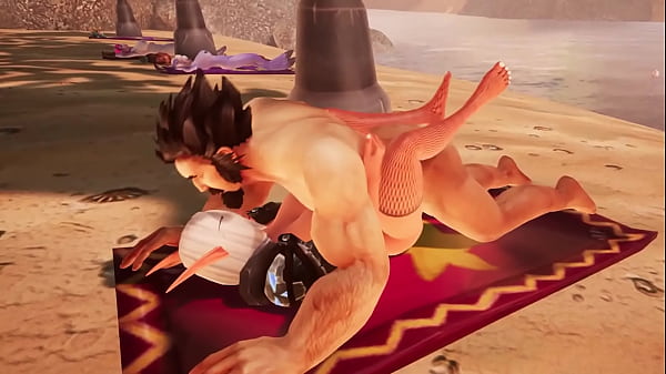 A Couple Having Sex On The Beach | Warcraft Parody