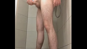 Wanking My Big Dick In The Shower