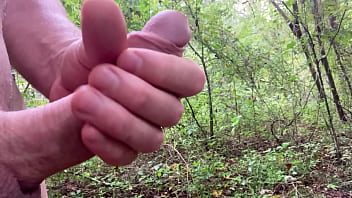 Horny In The Woods - cumshot, cum, cock, outdoor, amateur, homemade, naked, masturbation, dick, masturbate, nude, horny, - Video 869251
