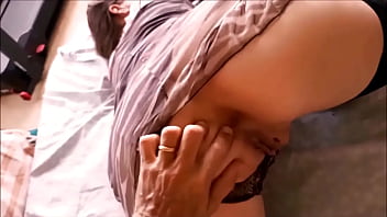 1539 - Amateur Slut, Thong, Zebra Cotton Dress, Satin Panties, Corset, Doggy Style, Blowjob, Pov, Ass Licking