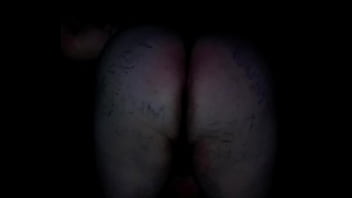 Gay Man In A Black Thong Shakes His Huge Ass On Camera