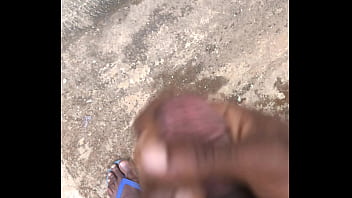Masturbating In Public - Cum-black-cock-handjob-masturbation-big-cock-black-cock