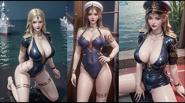 【AI Painting】巨乳性感女海军