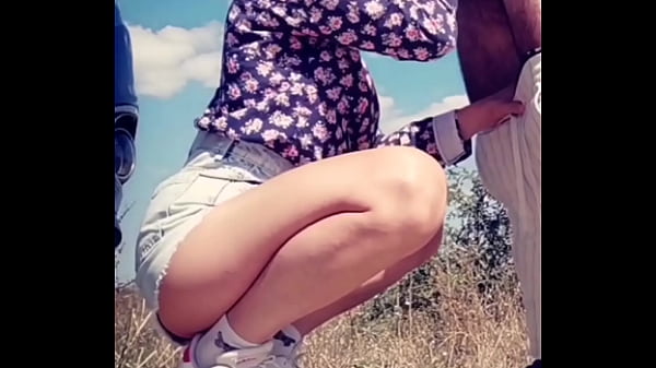 After Licking His Cock, He Sprayed Her Lips With Cum