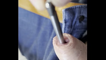 Sounding My Dick - cock, dick, urethra, penis, sounding, rod, metal - Video 856852