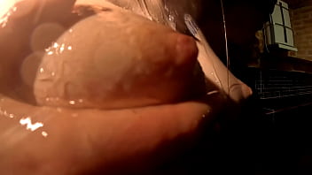 Beautiful Liza In Sauna. We Shower Together