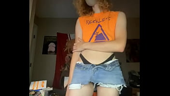 Femboy Drops His Panties To Reveal An Amazing Cock