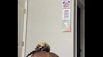 Getting Ready For Bed - black, ass, ebony, massage, natural-tits - Video 853668