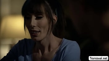 Shy Stepson Analed His Kinky Tgirl Stepmom