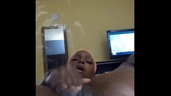 Ebony Chick Takes Backshots Then Squirts