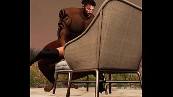 Mega Hunk Duane Brown Fucks Neighbors Wife On Back Porch