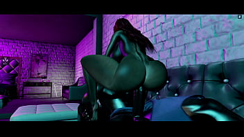 Riding That Dick - riding, cowgirl, bbc, pawg, imvu, second-life - Video 844495